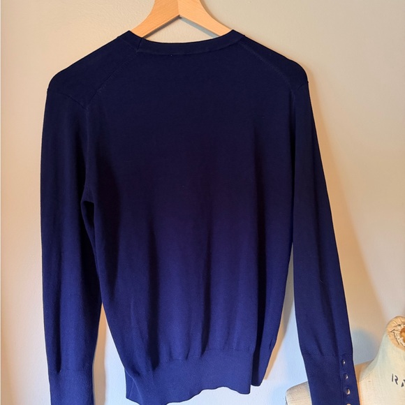 Zara Deep Blue Knit Pullover - Picture 2 of 4